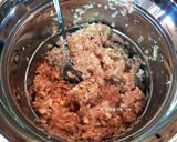 A picture of step 2 of Pork and Cabbage Dumplings.