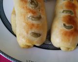 A picture of step 8 of Achari pizza roll.