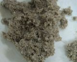 A picture of step 2 of Tripe layered chocolate nutty truffle.