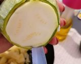 Foto del passaggio 1 della ricetta Cestini di zucchine ripieni di riso👩‍🌾