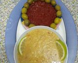A picture of step 4 of Lentil Soup with Pomegranate Molasses and Olives.