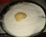 Foto del paso 3 de la receta: Bombas de papa rellena de jamón y queso con ensalada 😊👍