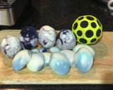 A picture of step 6 of Halloween Spooky Devilled Dino Eggs & Creepy Baby Yoda Eggs.