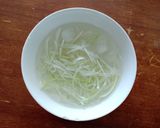 Hình bước làm 1 của món Đậu hủ lạnh kiểu Nhật