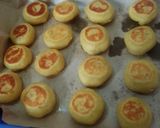 Foto langkah ke 10 dari resep Bakpia Ubi (isi ayam dan gula susu).