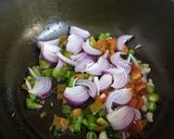 A picture of step 3 of Sprouted Pearl Millet Upma.