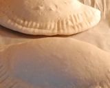 A picture of step 6 of Italian baked Panzrotti.