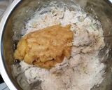 Foto langkah ke 2 dari resep Roti Sobek Pandan Pisang 🍌.