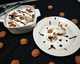 A picture of step 3 of Banana walnut pudding.