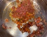 A picture of step 2 of Arabic foul medames(Egypt dish).