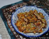 A picture of step 21 of Persian honey-saffron walnuts brittle(سوهان عسلی گردویی).