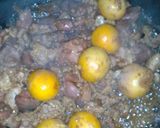 Foto langkah ke 3 dari resep Krengsengan pete hati ampela+calon telor.