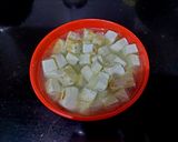 A picture of step 1 of Gobi-Paneer Kadai.