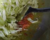 A picture of step 3 of Cabbage With Peas.