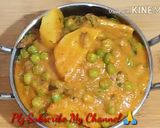 A picture of step 11 of Potato & Green peas ki Sabji.