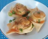 Foto langkah ke 5 dari resep Pangsit goreng isi udang.