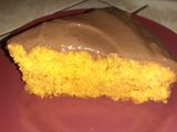 TORTA DE ZANAHORIA EN LICUADORA, Con Chocolate