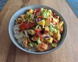 Une image de l'étape 5 de Bowl saumon avocat nectarine.