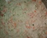 A picture of step 1 of Vegetable chilla.