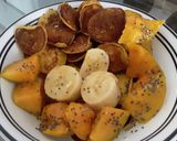 Foto del paso 4 de la receta: Mini pancakes de banano!!! 😜🍌🥞
