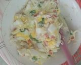 A picture of step 2 of Greek yogurt egg salad sandwich 🥪.