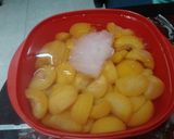 Hình bước làm 2 của món Đào ngâm