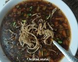 A picture of step 12 of Veg manchow soup.