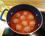 A picture of step 3 of Easy No Bake Italian Meatballs.
