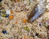 A picture of step 2 of Vegetables soya chunk Biryani cauliflower.