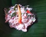 Foto langkah ke 9 dari resep Bola-Bola Pepes Tahu Jamur.