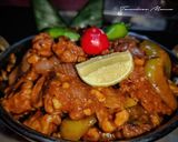 A picture of step 6 of Chilli Chicken.