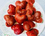 बीटरूट हार्ट शेप पूरी (Beetroot heart shape puri recipe in Hindi) रेसिपी चरण 6 फोटो