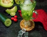 Foto langkah ke 2 dari resep Es Kuwut Melon Timun.