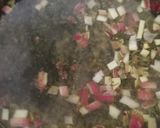A picture of step 4 of Quinoa upma.