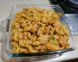 A picture of step 3 of Spicy macroni.
