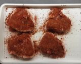 Almás-körtés csirkecomb krumplipürével recept fázis 1 fotója