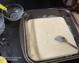 A picture of step 2 of Almond Burfi.