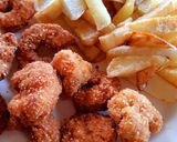 Foto del paso 5 de la receta: Langostinos fritos🦐😆