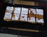 A picture of step 6 of Chana dal burfi.