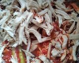 Foto langkah ke 6 dari resep Sambal Terung dan Ayam Suwir.