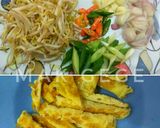 Foto langkah ke 1 dari resep Dadar Telur Cah Tauge.