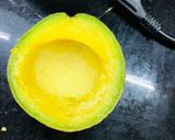 Hình bước làm 1 của món Kem bơ Đà nẵng
