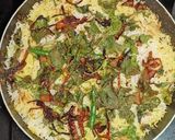 A picture of step 5 of Dum aloo biryani.