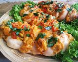 A picture of step 5 of Stuffed Chicken Breast with Peppers and Cheese.