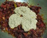 A picture of step 8 of Beetroot Korma.
