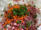 Cheesy Ham & Rice Balls