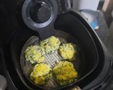 Foto del paso 6 de la receta: Bocaditos de arroz  y espinacas en airfryer (o al horno)