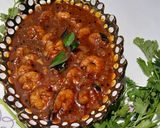 A picture of step 8 of Prawns Masala Curry.