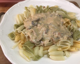 Foto del paso 11 de la receta: Pechugas de Pollo sobre pasta al Chipotle  Sonorense