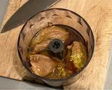 Foto del paso 4 de la receta: Fetuccini de arroz con pollo y salsa de cacahuetes